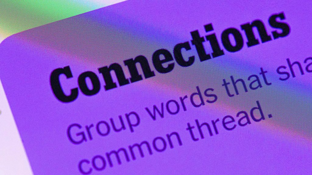 Connections NYT 25 de agosto: pistas y soluciones #1171